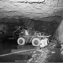 Joy Mobile Drill, Mount Isa Mines, January 1964