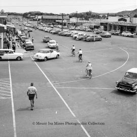 Street traffic, Mount Isa City, February 1964