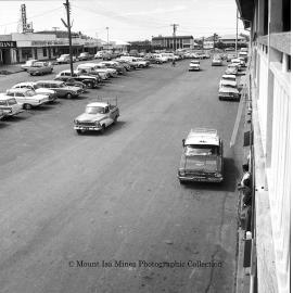 Street traffic, Mount Isa City, February 1964