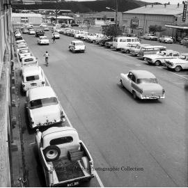 Street traffic, Mount Isa City, February 1964