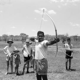 Colin King at Gymkhana, Mount Isa, February 1964