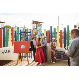 Family Fun Precinct redevelopment opening, Parkside, February 2023