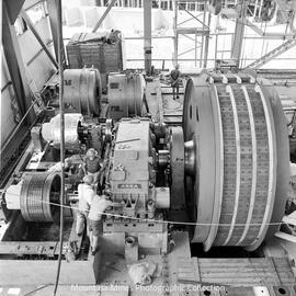 Main Winder Drum Installation, Mount Isa Mines, April 1964