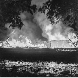 Demolition of Staff Mess, Mineside, June 1964