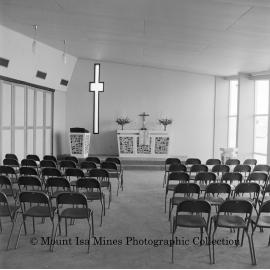 Interior of Lutheran Church, Miles End, June 1964