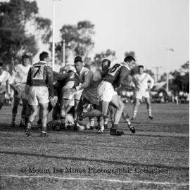 Mount Isa versus France Football, Parkside, May 1964