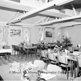 Star Gully staff mess, Mount Isa Mines, July 1964