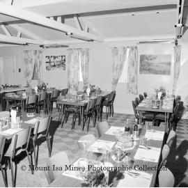 Star Gully staff mess, Mount Isa Mines, July 1964