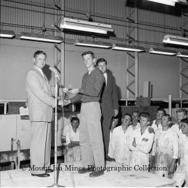 Apprentice of the Year Award, Mount Isa Mines, July 1964