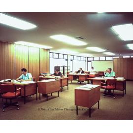 Office in Computer building, Mount Isa Mines, April 1971 
