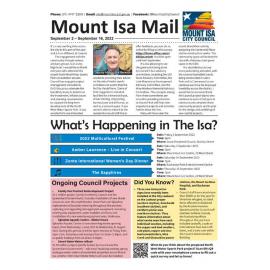 Mount Isa Mail, 2 September 2022