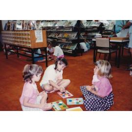 Children playing game in the library, Mount Isa City Library