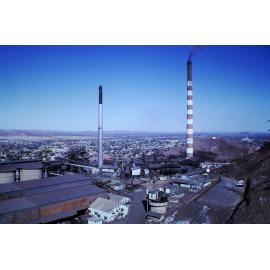 No.1 Mill Office, Copper Stack and Old Lead Stack, Mount Isa Mines