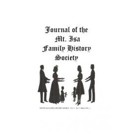 Journal of the Mount Isa Family History Society No.1