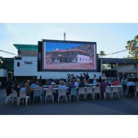 Dining area, Isa Street Festival, August 2023