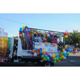 Mount Isa City Council float at Street Parade, Isa Street Festival, August 2023