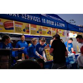 Christian Outreach Centre Mount Isa food stall, Isa Street Festival, August 2023
