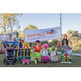 North West Hospital and Health Service at Street Parade, Isa Street Festival, August 2023