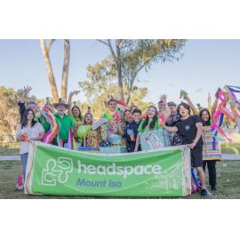 Headspace Mount Isa at Street Parade, Isa Street Festival, August 2023