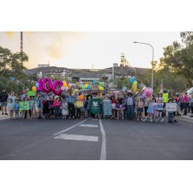 St Joseph's Catholic School at Street Parade, Isa Street Festival, August 2023
