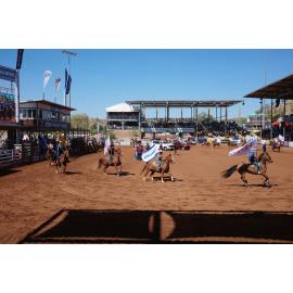 Official opening of the last day, Mount Isa Mines Rodeo, August 2023