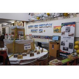 Rodeo display, Mount Isa City Library, August 2023