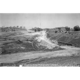 Clear Water Lagoon under construction, Lake Moondarra, September 1969