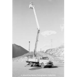 Abbey bucket truck, Mount Isa Mines, August 1969