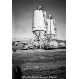 Bulk cement tank container, Mount Isa Mines, July 1969