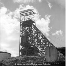 Urquhart Shaft Headframe, Mount Isa Mines, December 1969