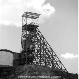 Urquhart Shaft Headframe, Mount Isa Mines, December 1969