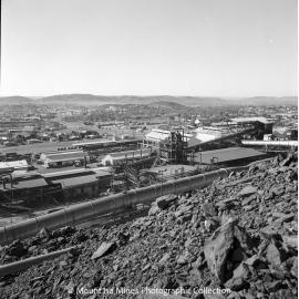 Looking south east towards the Lead Smelter, Mount Isa Mines, August 1969