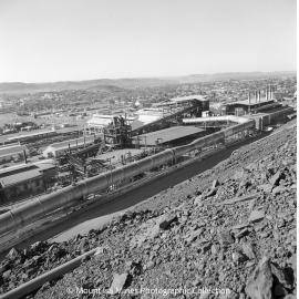 Looking south east towards the Lead Smelter, Mount Isa Mines, August 1969
