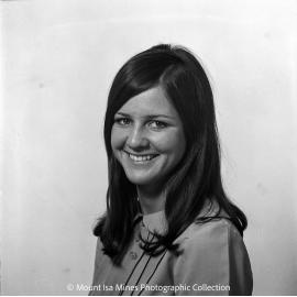 Portrait of Gail Goddard, January 1970
