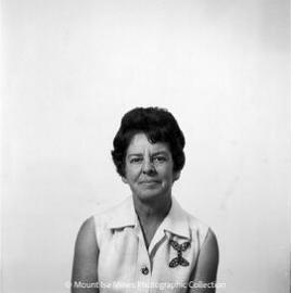 Portrait of Mrs. Jury, February 1970