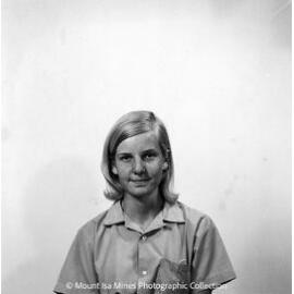 Portrait of Leonie Jury, February 1970