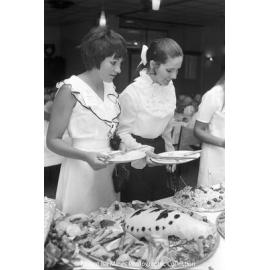 MIM farewell dinner for university students vacation employment, Mount Isa City, January 1970