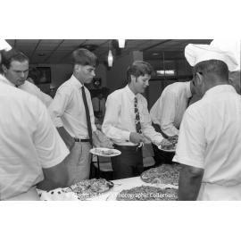 MIM farewell dinner for university students vacation employment, Mount Isa City, January 1970