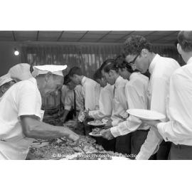 MIM farewell dinner for university students vacation employment, Mount Isa City, January 1970