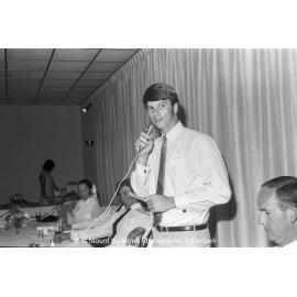 MIM farewell dinner for university students vacation employment, Mount Isa City, January 1970