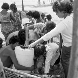 Aboriginal children's picnic at Warrina Park, March 1970