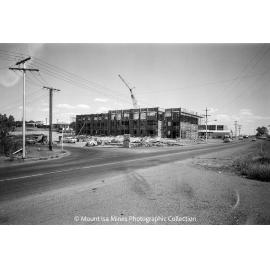 Flats under construction, Parkside, February 1970
