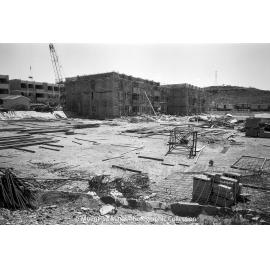 Flats under construction, Parkside, February 1970