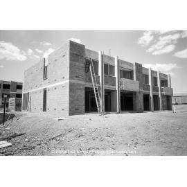 Flats under construction, Parkside, February 1970