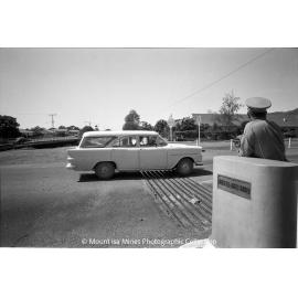 Annual one day road closure for private road, Mount Isa Mines, January 1970