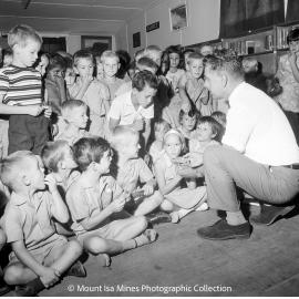 Talk on detonators at Central State School, Mount Isa City, February 1970