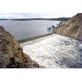 Lake Moodarra dam wall, February 1974