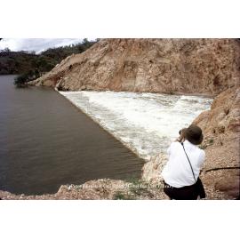 Lake Moondarra spillway, February 1974