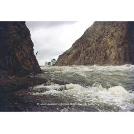Lake Moondarra spillway, February 1974