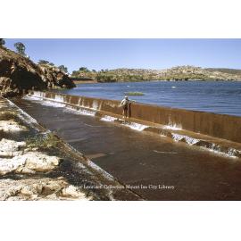 Lake Moondarra spillway, February 1975